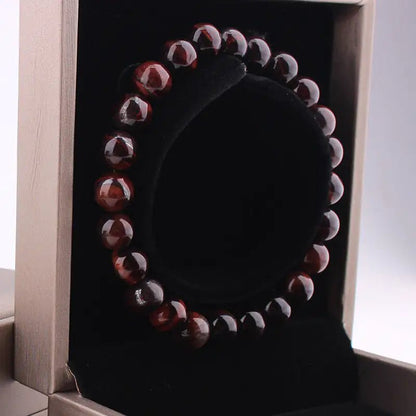 Vintage Style Red Tiger Eye Bracelet 8mm - Musttbuy
