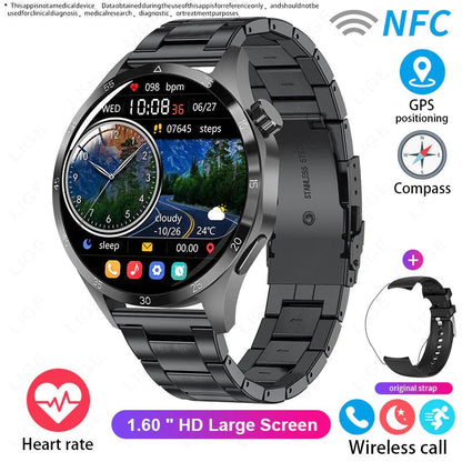 Waterproof Smart Sports Watch with Bluetooth Calling - Musttbuy