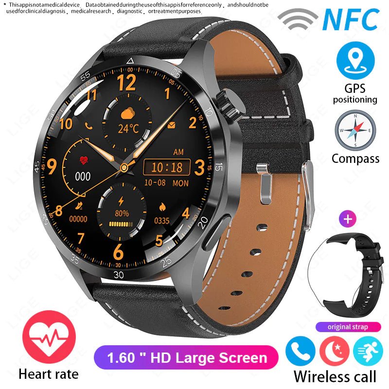 Waterproof Smart Sports Watch with Bluetooth Calling - Musttbuy