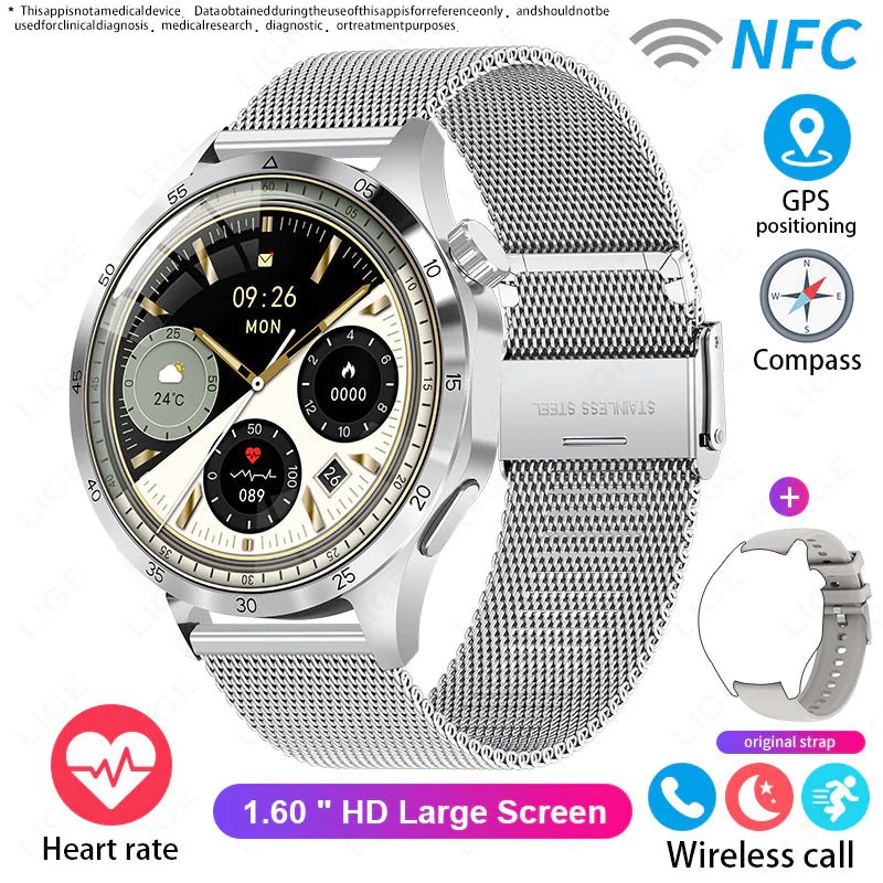 Waterproof Smart Sports Watch with Bluetooth Calling - Musttbuy