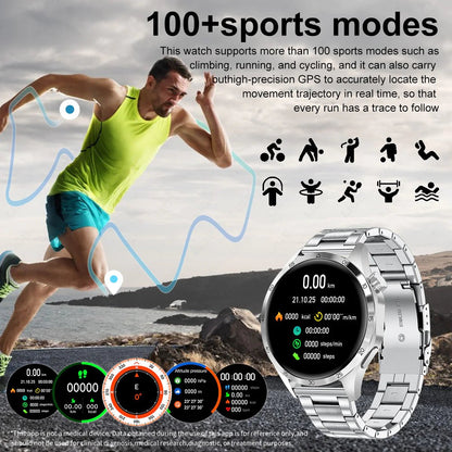 Waterproof Smart Sports Watch with Bluetooth Calling - Musttbuy