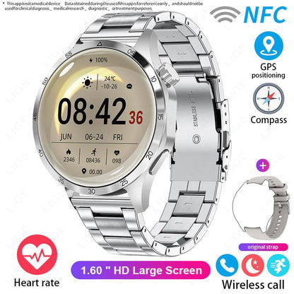 Waterproof Smart Sports Watch with Bluetooth Calling - Musttbuy