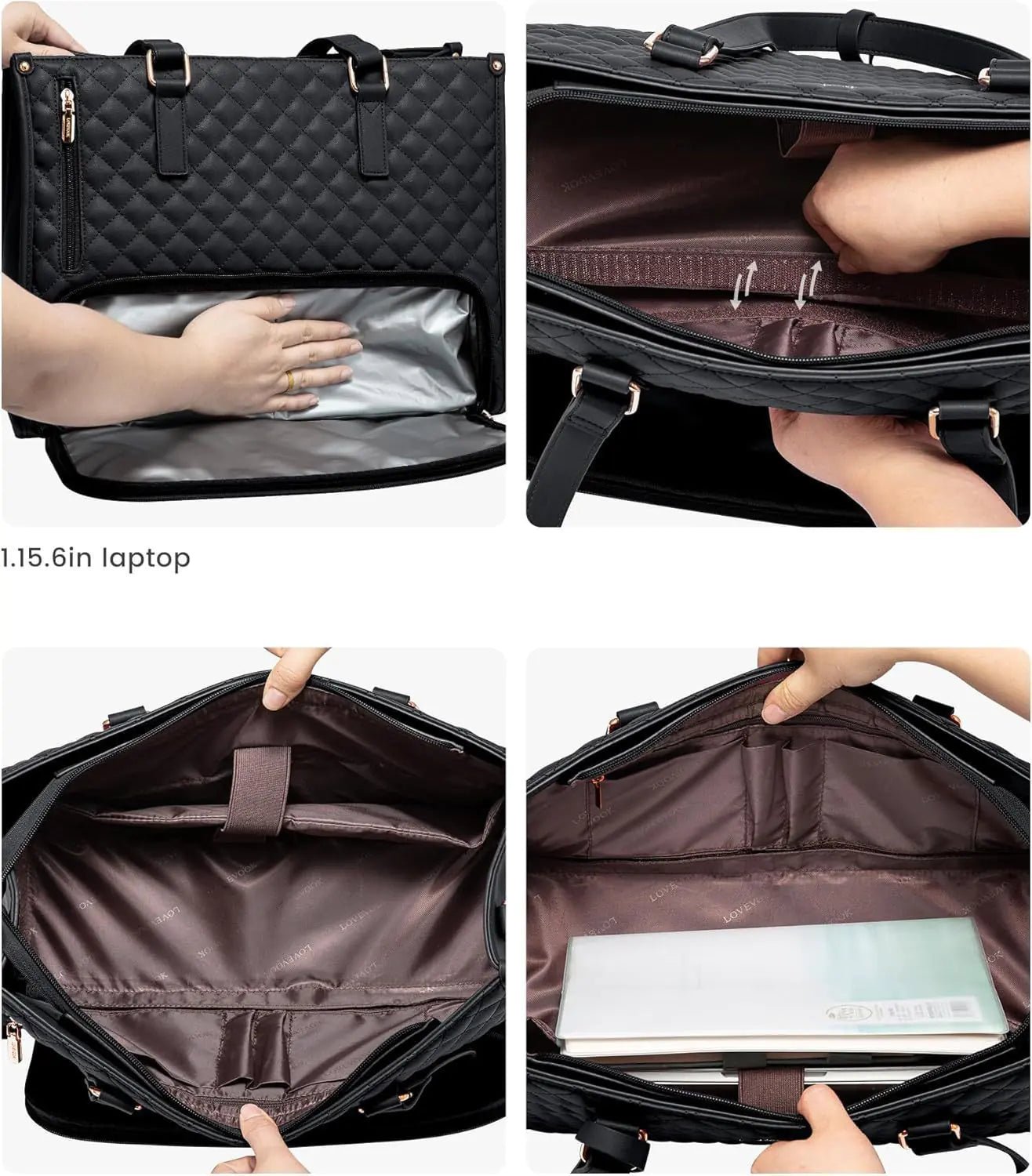 Women's Insulated Lunch & Laptop Bag - Musttbuy