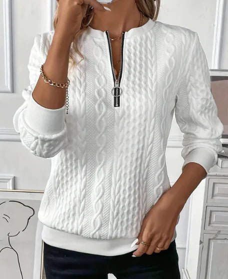 Women's Zip Sweater - Musttbuy